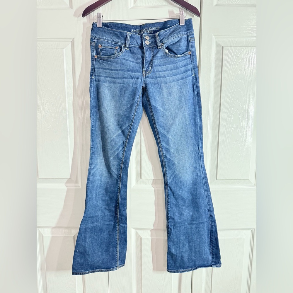 American Eagle Outfitters Medium Wash Super Stretch Artist Jeans - Size: 6